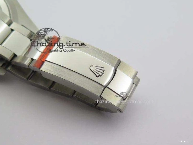 Gray SS Dial A3136 Sliver On Sticks 41mm SS Bracelet Markers Datejust II 116334 1225